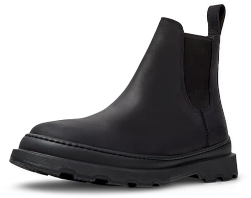 Camper Brutus+ K300534, Chelsea Bootie Uomo, Nero...