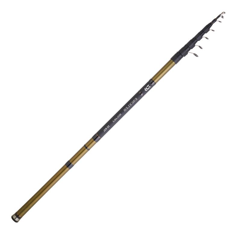286 g Daiwa Canne Truite Exceler T 50 R SL Telereglable - 4,83 m - 286 g - P.Max.0,22 mm - Enc.91 cm - EXT50RSLDF