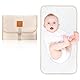 Faltbare Wickelunterlage Reisewickelunterlage Babywickelunterlage Reisefaltbare Wickelunterlage Tragbare Wickelunterlagen Tragbare Wickelunterlage für Babys (Beige)