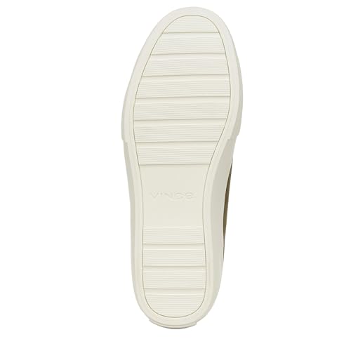 Vince Mens Fulton Lace Up Casual Fashion Sneaker Olive Smoke Green Suede4