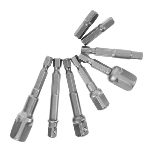 Alipis Impact Drill Socket Set Drill Socket Adapters Shank 1/2 3/8 Diy Tool Kit