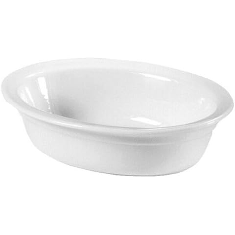 Royal Genware Lipped Pie Dishes 17.5cm - Pack of 6 | White Dish, Porcelain Dish, Porcelain Cookware - Oven to Tableware - Commercial Quality Tableware by Royal Genware Cover