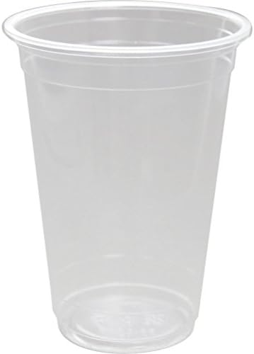 FonChef Translucent Disposable PP Cup 16 oz 500CC 95mm 3.5" 1000 Pieces Value Pack