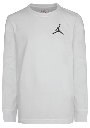 Nike T-Shirt M/l 95A903 Bianco/Nero 8-9 Anni