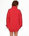 Gacaky Womens Oversized Sweatshirts Casual Button Henley Neck Long Sleeve Pullover Fleece Loose Fit Fall Tops Fashion Outfits Red L