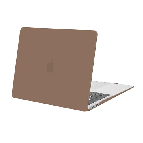 Image of MOSISO Compatible with MacBook Air 13 inch Case 2022 2021 2020 2019 2018 Release A2337 M1 A2179 A1932 Touch ID, Plastic Hard Shell Cover Compatible with MacBook Air 13.3 inch Case, Caramel Brown