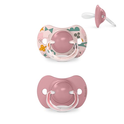 Suavinex, Pack de 2 Chupetes con Tetina Fisiológica de Silicona SX Pro, para Bebés +18 Meses, Tetina más Plana y Flexible, Respeta el Desarrollo Bucodental, Walk Rosa Suavinex, Pack de 2 Chupetes con Tetina Fisiológica de Silicona SX Pro, para Bebés +18 Meses, Tetina más Plana y Flexible, Respeta el Desarrollo Bucodental, Walk Rosa