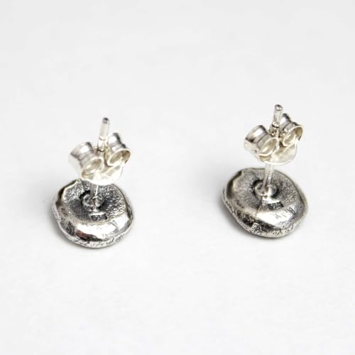 COSUMOSU 925 Sterling Silver Skull Stud Earrings (Pair)2