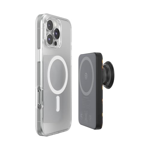 Image of PopSockets PowerPack Phone Charger with MagSafe- Tortoiseshell | Magnetic Power Bank, Wireless Portable Charging, Tortoise, Shell, Phone, Women