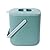 Blue Ginkgo Kitchen Compost Bin [2.6L / 0.69 GAL] – Filter-Free, Odor-Tight Countertop Food Waste Pail with Handle (Made in Korea, Green)