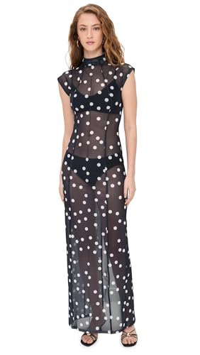 Lioness Women's Redefined Maxi Dress, Noir Polka, M at Amazon Women's  Clothing store