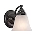 VAXCEL Standford 1 Light Bronze Bathroom Wall Fixture