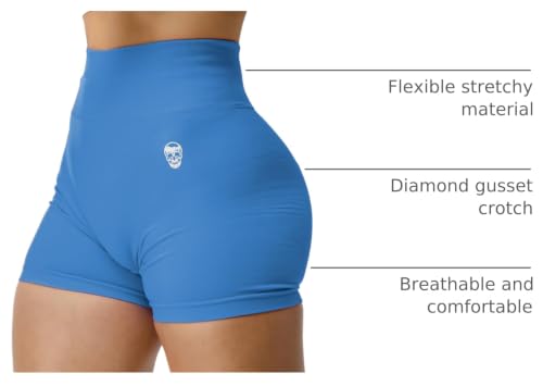 Image of Gymreapers Infinity Seamless Workout Shorts High Waist Biker Shorts for Women Athletic Gym Running Pilates Yoga Sport Short
