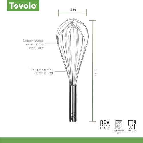Image of Tovolo, Whisk Whip Stainless 9 Inch