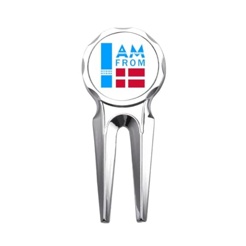 私はデンマークから ゴルフディボットツール ゴルフボールマーカー修復ツール