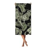 FGPkjh Toalla de playa para adultos, diseño de signo de dólar, para viajes, aventuras al aire libre, piscina, camping, dormitorio, manta acogedora