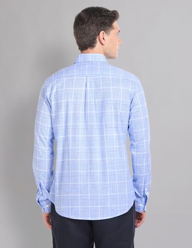 AD by Arvind Tartan Check Pure Cotton Summer Shirt