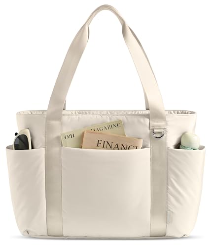 Bolso tote acolchado ligero para mujer con cierre miniatura 1
