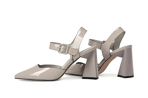Women's Pumps Closed Pointed Toe Heels for Women Dressy Unique Heels Comfortable Dress Shoes2