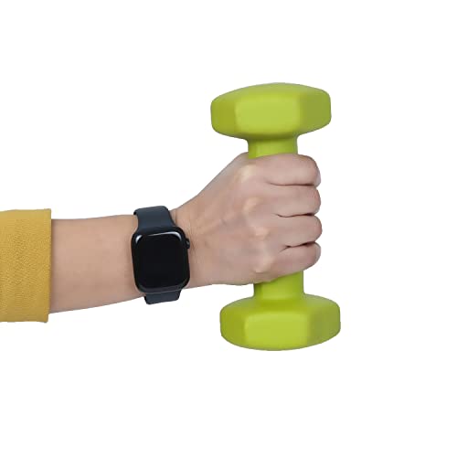 Image of KAKSS Neoprene Workout Fixed Weight Dumbbell(Proudly Made In India) (5-Pound, Set Of 2pc)