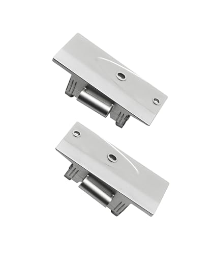 2Pcs DA67-02056A Refrigerator Freezer Door Handle Mounting Cap Replacement Parts Fits for Samsung,Left&Right Side Handle End Cap Fits for Samsung Freezer,Replaces DA67-02057A