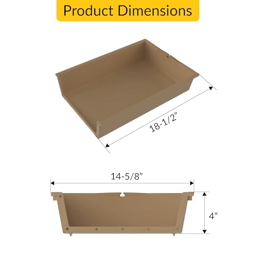 Plastic Drawer - 15"W X 4"H - Tp154 by Strybuc - Image 2