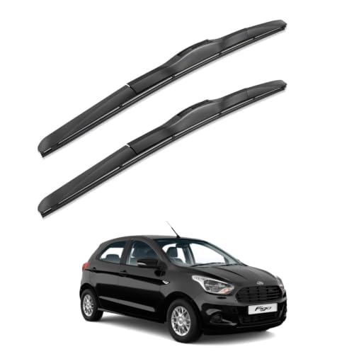 Image of Oshotto Frameless (O.E.M Type) Wiper Blades Compatible with Ford Figo (22 inch / 16 inch)