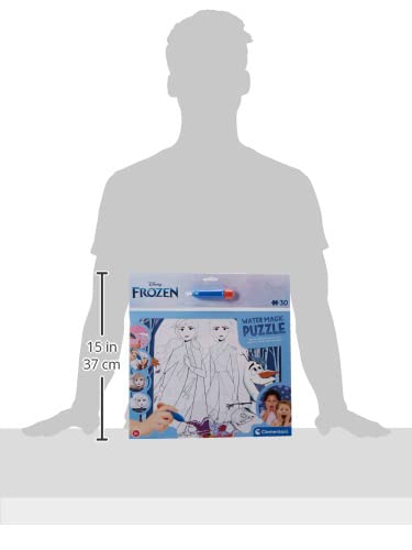 Clementoni - 22705-30 Parça Water Magic Frame Puzzle - Disney Frozen 2