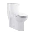 Swiss Madison Well Made Forever SM-1T205 Sublime One Piece Elongated Toilet Dual Flush 0.8/1.28 gpf, Glossy White