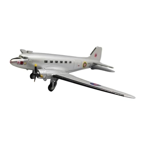 Modelos de avión Fuerza Aérea Douglas C-47 escala 1/144 miniatura metal