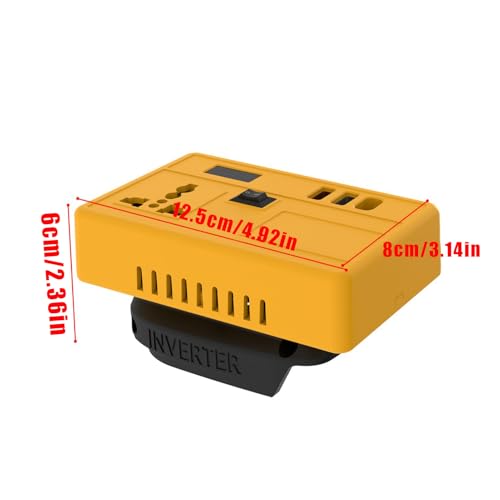 Inversor de corriente 21V a 220V portátil convertidor eficiente de batería 2