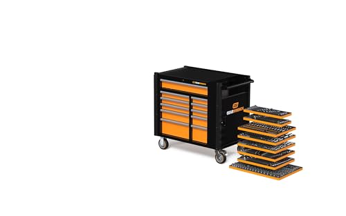 GEARWRENCH 614 Piece Master Mechanics Hand Tool Set with Premium Modular foam Trays and Mobile Work Station | MEGAMODMRO
