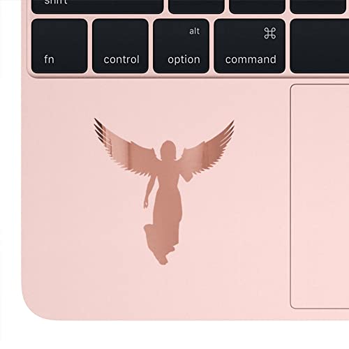 Image of Angel With Wings (Rose Gold) (Set Of 2) Premium Waterproof Vinyl Decal Stickers For Laptop Phone Accessory Helmet Car Window Bumper Mug Tuber Cup Door Wall Decoration