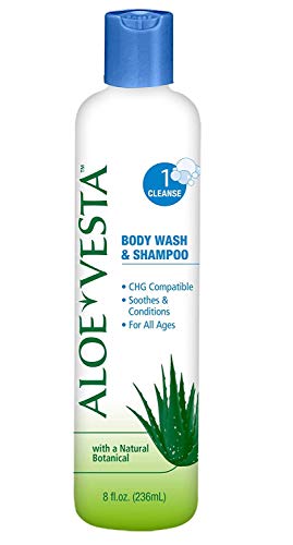 Mckesson Shampoo and Body Wash Aloe Vesta Bottle Scented (Squeeze Bottle 8 oz.)