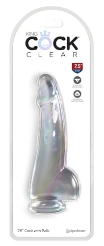 King Cock King Cock Clear 7.5" Cock With Balls Clear 19 cm