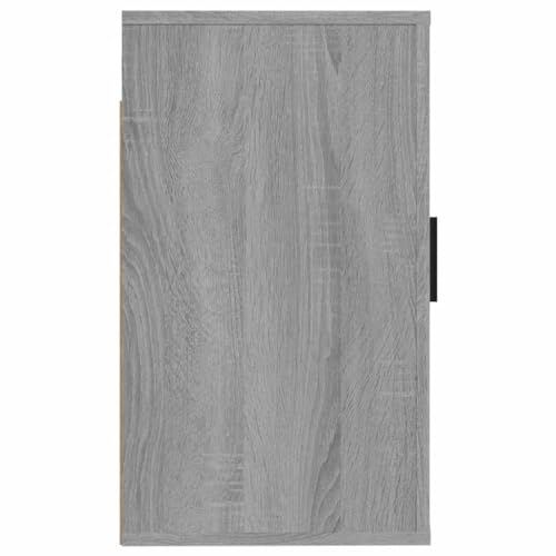 Support console audio vidéo Sonoma gris avec rangement multimédia mural de 40cm - 7