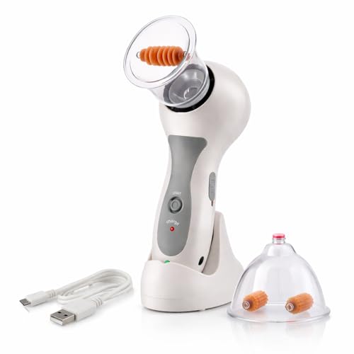 CELLUSTOP – Masseur Anti-Cellulite à Ventouse et Rouleaux – 3 Vitesses Réglables, USB...