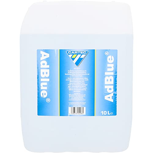 Cartec 99231 AdBlue Urea Extremadamente Pura para el Tratamiento de Los Gases de Escape, 10L Volumen