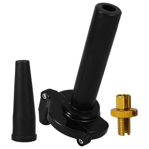 Puño acelerador de aluminio para motocicleta todoterreno color negro