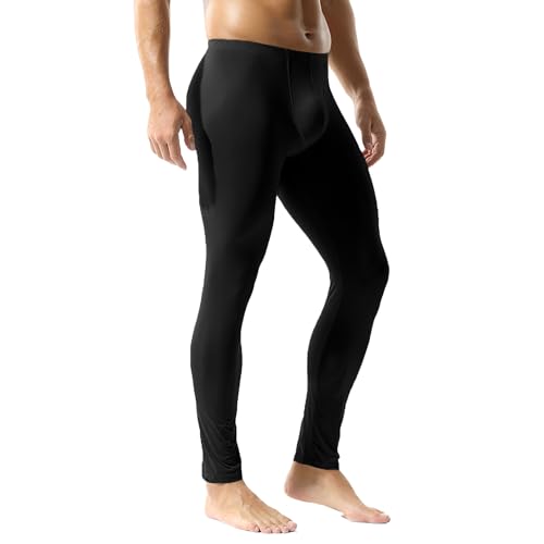 Men's Breathable Sleep Pants Soft Sleepwear Loose Lightweight Bottoms Pajamas2