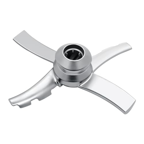 NANOBABY Replacement Paddle Blade Compatible with Ninja Creami NC300 Series Ice Cream Makers, Mixing Blade Paddle Replacement for Ninja NC299AMZ NC301 CN305A CN301CO, Stainless Steel, Silver