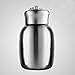 Mini taza de viaje al vacío, taza de café de acero inoxidable de doble pared con aislamiento al vacío, botella de agua a prueba de fugas, termo con un anillo para llevar, 200 ml, 280 ml
