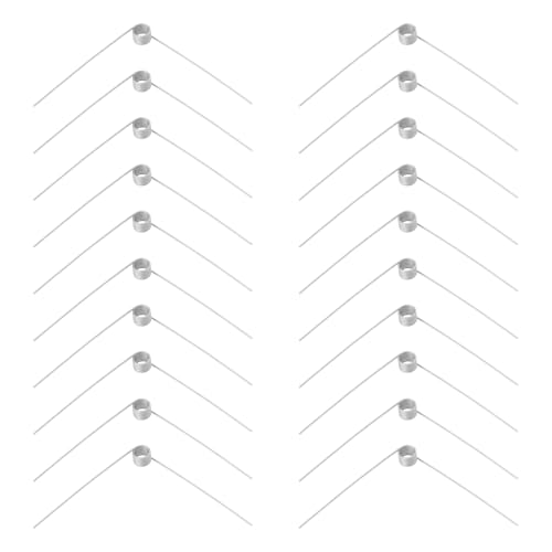 Be In Your Mind 20 Stück Torsionsfeder aus Edelstahl 304 4,5mm Außendurchmesser 90 ° Ablenkung Gerade Torsionsfeder für Heimwerkerprojekte Zur Reparatur von Holzmöbeln