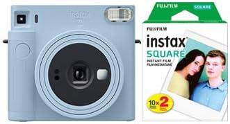 Instax Fujifilm Sq1 Buz Mavi Foto raf Makinesi+Ask +pil+20li Film