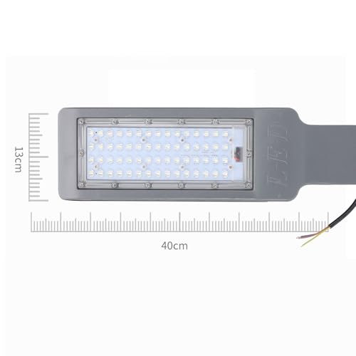 Spacnana LED Parking Lot Light, Aluminum Alloy 60W Outdoor Lamp with Dusk to Dawn Sensor for Street and Garage