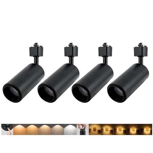 5CCT LED Track Lighting Heads (4 Pack)