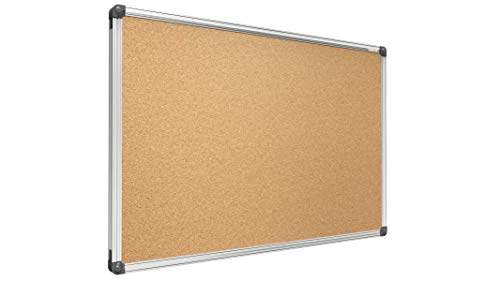 ALLboards Prikbord met aluminium Omlijsting 90x60cm Kurk Prikbord Kurk muur Kurken Oppervlak Pin Board - Image 5