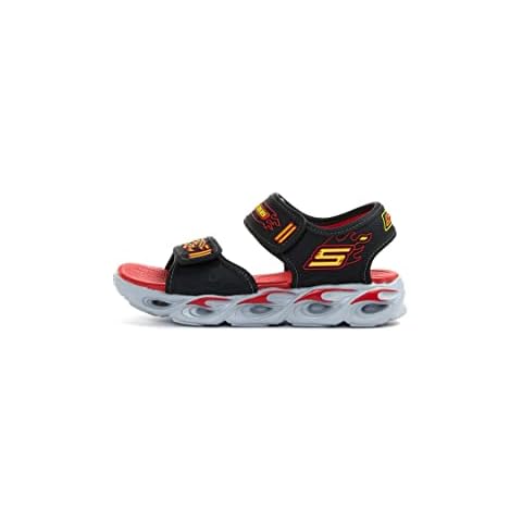 Skechers 400109L-BKRD_30 Black Sports Sandals Cover