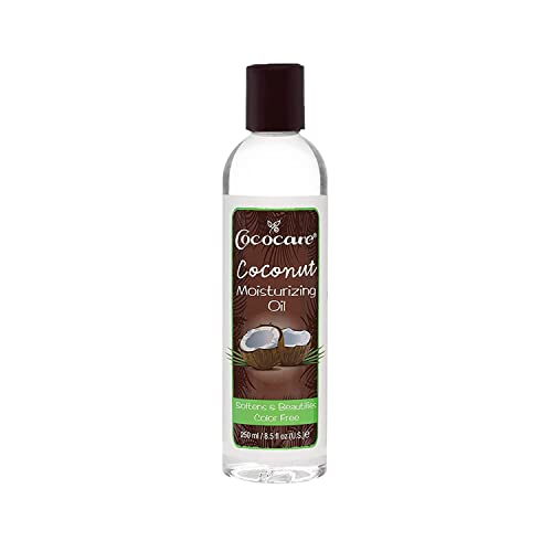 Cococare Coconut Moisturizing Oil 8.5 Oz - Coconut Oil Deep Conditioner with Mineral Oil - Pack of 3
