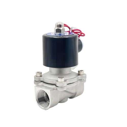Électrovanne 12V 24V 220V eau normal close en inox 3/4 pouce DN35